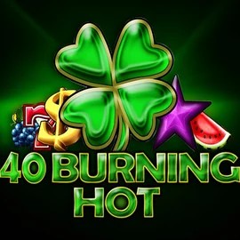 Enjoy 40 Burning Hot by Amusnet Interactive – logo hosted on dragoniaacasino.com
