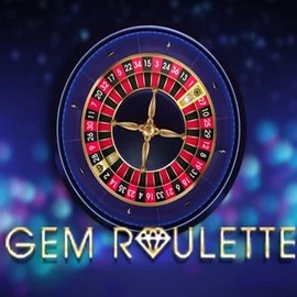 Gem Roulette online game logo by iSoftBet on dragoniaacasino.com
