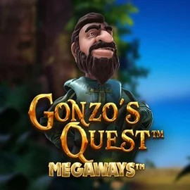 Slots logo of Gonzo's Quest Megaways from Red Tiger Gaming at Dragonia Casino