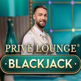 Privé Lounge Blackjack slot visual from Pragmatic Play available on dragoniaacasino.com
