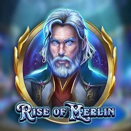 Official Slots logo: Rise of Merlin by Play'n GO at Dragonia Casino